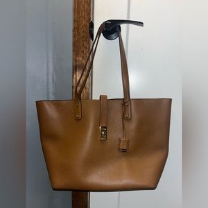 Michael Kors brown tote bag